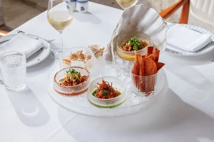 Dish at La Nina, high key light. Food photography in Dubai by Artur Begel