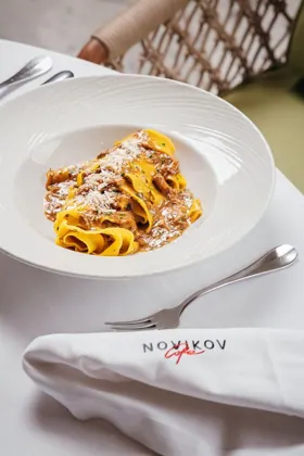 Dish at Novikov, high key light. Food photography in Dubai by Artur Begel