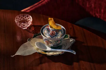 Drink at Kigo, low key light. Food photography in Dubai by Artur Begel