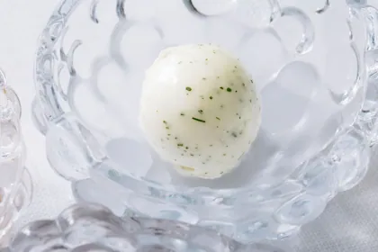 Dish at GAIA, high key light. Food photography in Dubai by Artur Begel