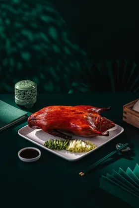 Dish at YU, low key light. Food photography in Dubai by Artur Begel
