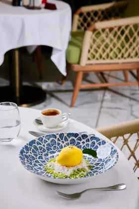 Dish at Novikov, editorial light. Food photography in Dubai by Artur Begel