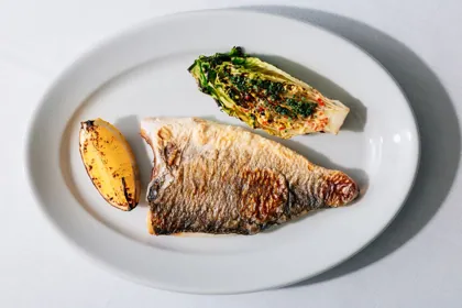 Dish at GAIA, high key light. Food photography in Dubai by Artur Begel