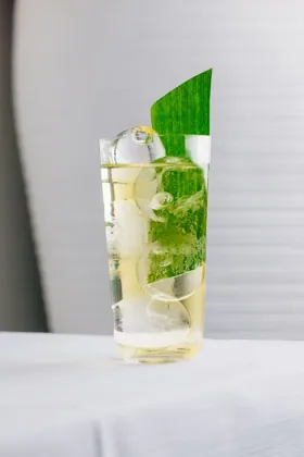 Drink at GAIA, high key light. Food photography in Dubai by Artur Begel