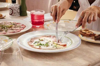 Dish at Be Beach, hard flash light. Food photography in Dubai by Artur Begel