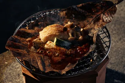 Dish at Kigo, low key light. Food photography in Dubai by Artur Begel