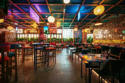 Interior of SipSong, editorial light. Food photography in Dubai by Artur Begel
