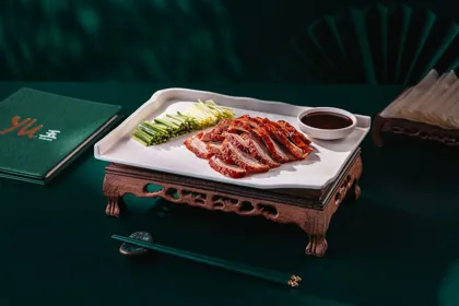 Dish at YU, low key light. Food photography in Dubai by Artur Begel