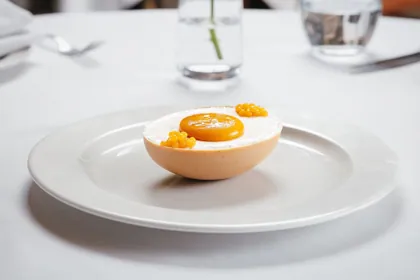 Dish at Novikov, high key light. Food photography in Dubai by Artur Begel
