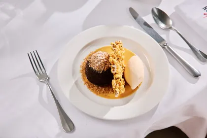 Dish at Novikov, high key light. Food photography in Dubai by Artur Begel