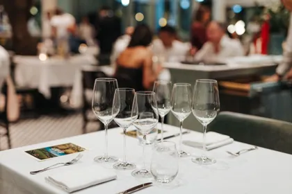 Interior of Isola, editorial light. Food photography in Dubai by Artur Begel