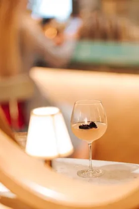 Drink at NYX, high key light. Food photography in Dubai by Artur Begel
