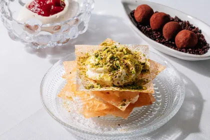 Dish at GAIA, high key light. Food photography in Dubai by Artur Begel