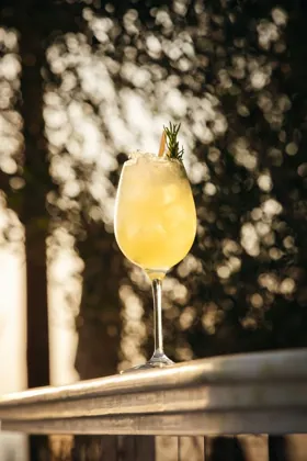 Drink at Be Beach, editorial light. Food photography in Dubai by Artur Begel