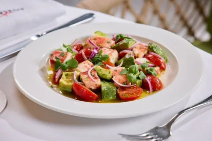 Dish at Novikov, high key light. Food photography in Dubai by Artur Begel