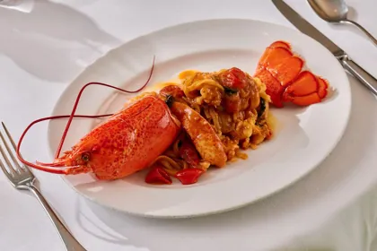 Dish at Novikov, hard flash light. Food photography in Dubai by Artur Begel