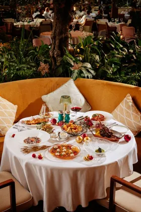 Interior of Signor Sassi, editorial light. Food photography in Dubai by Artur Begel