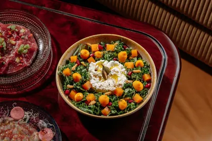 Dish at Il Gattopardo, low key light. Food photography in Dubai by Artur Begel