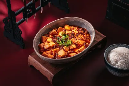 Dish at YU, low key light. Food photography in Dubai by Artur Begel