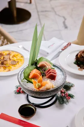 Dish at Novikov, editorial light. Food photography in Dubai by Artur Begel