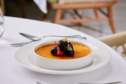Dish at Novikov, hard flash light. Food photography in Dubai by Artur Begel