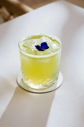 Drink at Novikov, high key light. Food photography in Dubai by Artur Begel