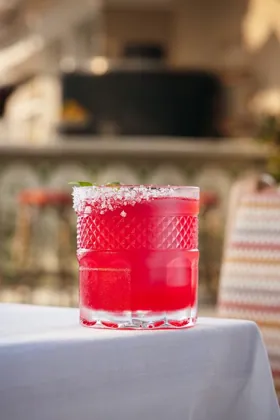 Drink at Be Beach, editorial light. Food photography in Dubai by Artur Begel