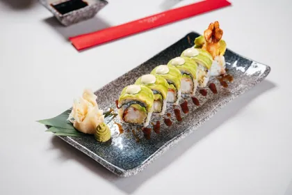 Dish at Novikov, high key light. Food photography in Dubai by Artur Begel