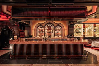 Interior of Adaline, low key light. Food photography in Dubai by Artur Begel