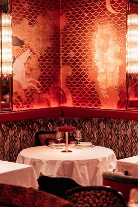 Interior of Adaline, editorial light. Food photography in Dubai by Artur Begel