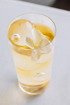 Drink at GAIA, high key light. Food photography in Dubai by Artur Begel