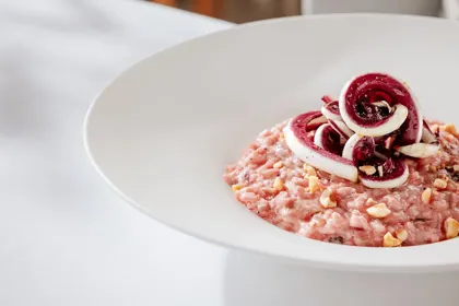 Dish at L'Amo, high key light. Food photography in Dubai by Artur Begel