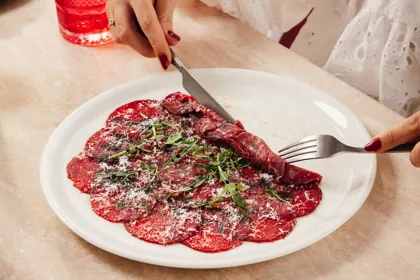 Dish at Be Beach, high key light. Food photography in Dubai by Artur Begel