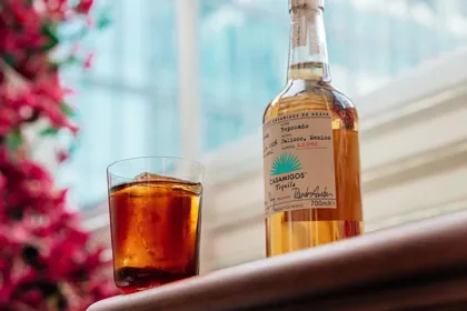 Drink at GAIA, natural light. Food photography in Dubai by Artur Begel