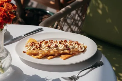 Dish at Novikov, natural light. Food photography in Dubai by Artur Begel