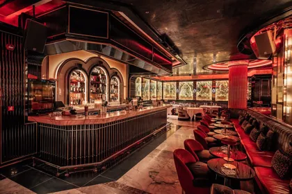 Interior of Adaline, low key light. Food photography in Dubai by Artur Begel
