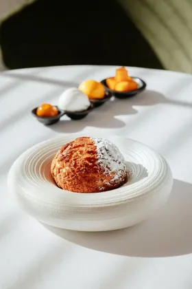Dish at La Famiglia restaurant, natural light. Food photography in Dubai by Artur Begel