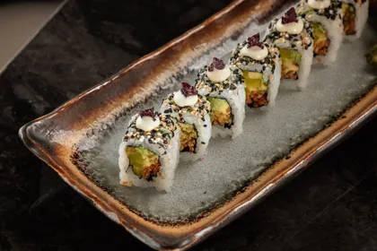 Dish at Attiko, low key light. Food photography in Dubai by Artur Begel
