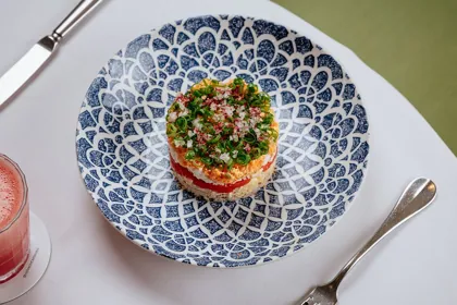 Dish at Novikov, natural light. Food photography in Dubai by Artur Begel