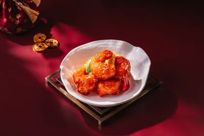 Dish at YU, low key light. Food photography in Dubai by Artur Begel