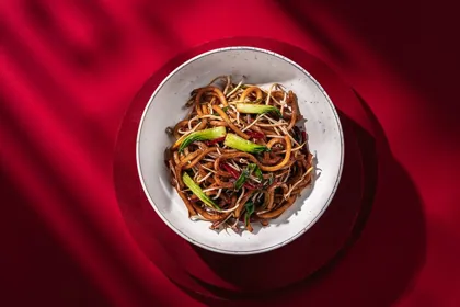 Dish at Moli, low key light. Food photography in Dubai by Artur Begel