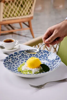 Dish at Novikov, editorial light. Food photography in Dubai by Artur Begel