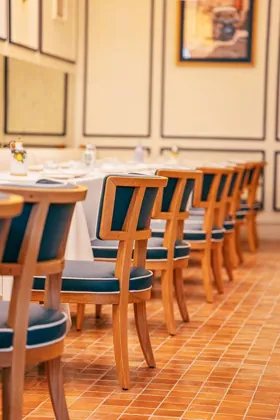 Interior of Scalini, editorial light. Food photography in Dubai by Artur Begel