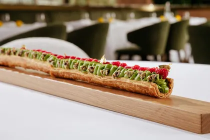 Dish at La Famiglia restaurant, natural light. Food photography in Dubai by Artur Begel