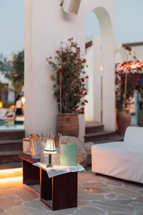 Drink at Sirene by Gaia, editorial light. Food photography in Dubai by Artur Begel