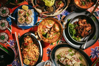 Dish at SipSong, hard flash light. Food photography in Dubai by Artur Begel