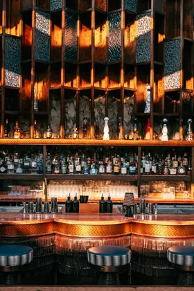 Interior of INA, low key light. Food photography in Dubai by Artur Begel
