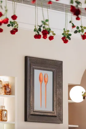 Interior of GAIA, editorial light. Food photography in Dubai by Artur Begel