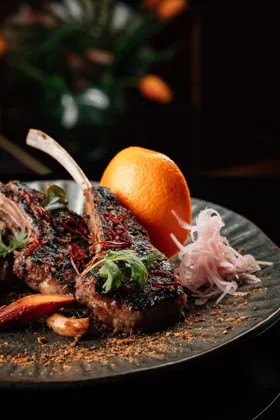 Dish at Shanghai Me, low key light. Food photography in Dubai by Artur Begel