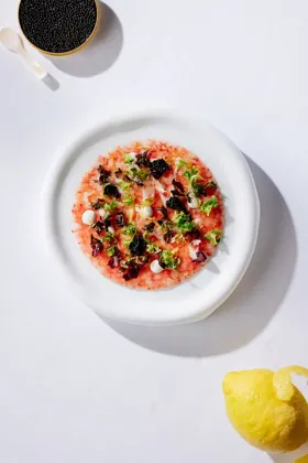 Dish at Chic Nonna, high key light. Food photography in Dubai by Artur Begel